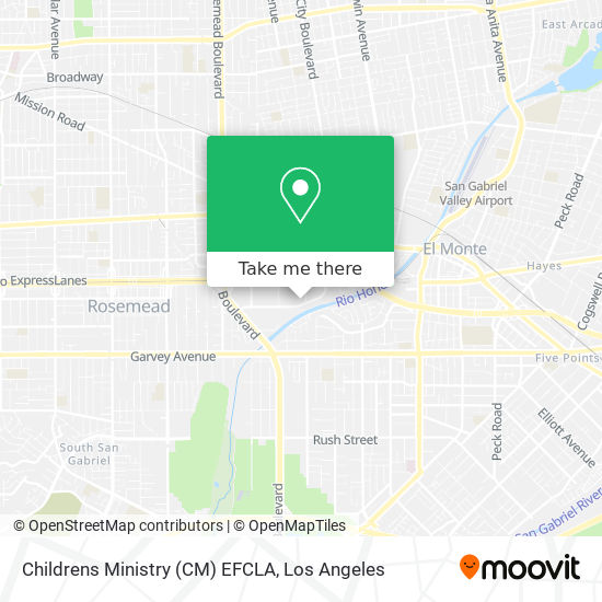 Childrens Ministry (CM) EFCLA map