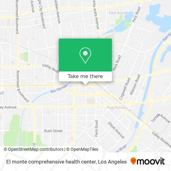El monte comprehensive health center map