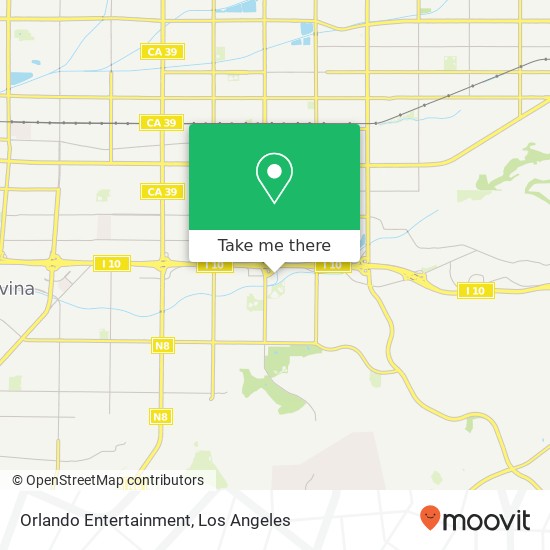 Orlando Entertainment map