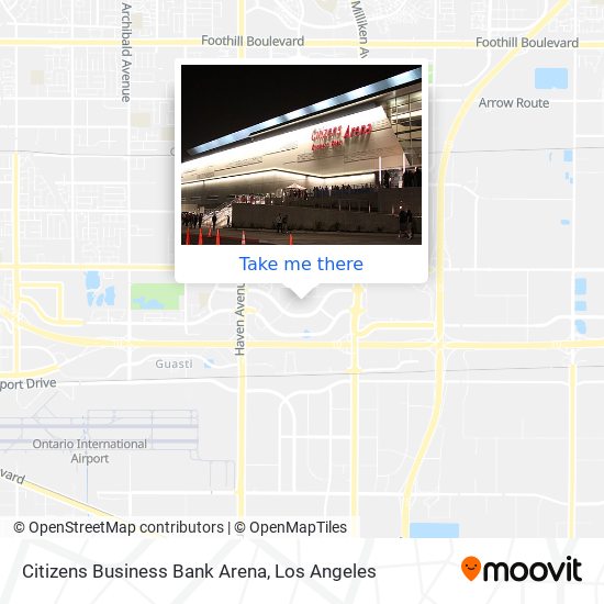Citizens Business Bank Arena map