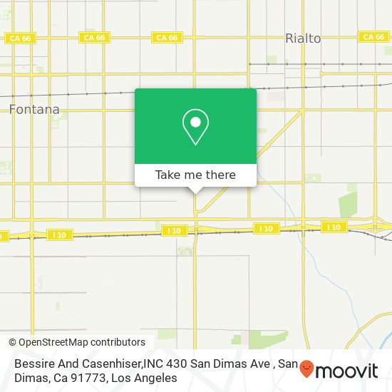 Bessire And Casenhiser,INC  430 San Dimas Ave , San Dimas, Ca 91773 map