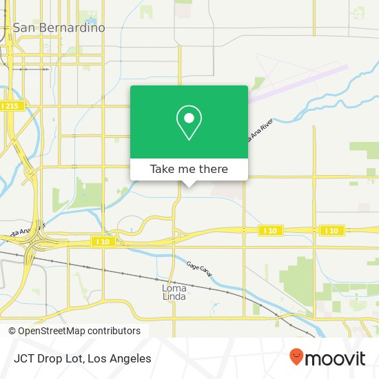 JCT Drop Lot map