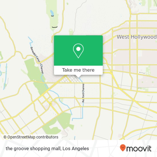 the groove shopping mall map