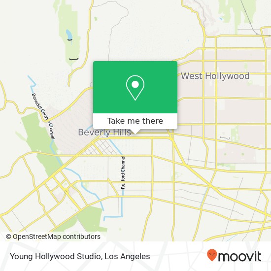 Mapa de Young Hollywood Studio
