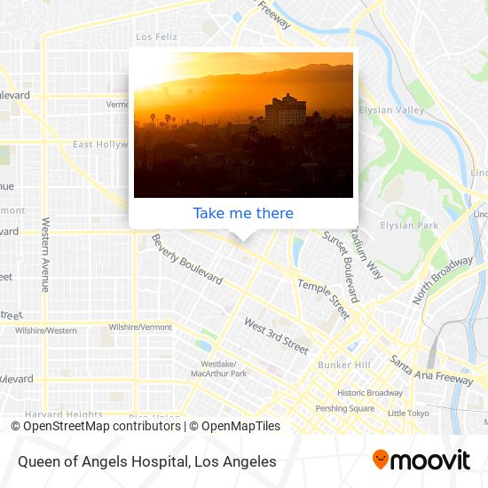 Mapa de Queen of Angels Hospital