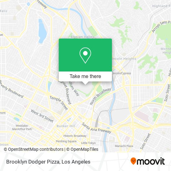 Mapa de Brooklyn Dodger Pizza