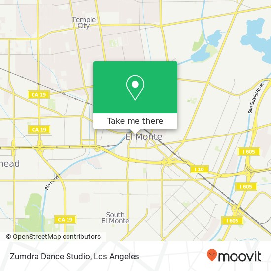 Mapa de Zumdra Dance Studio