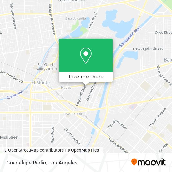 Mapa de Guadalupe Radio