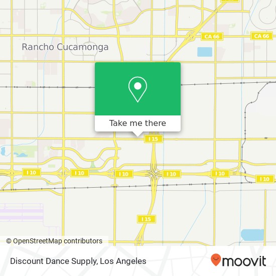 Discount Dance Supply map