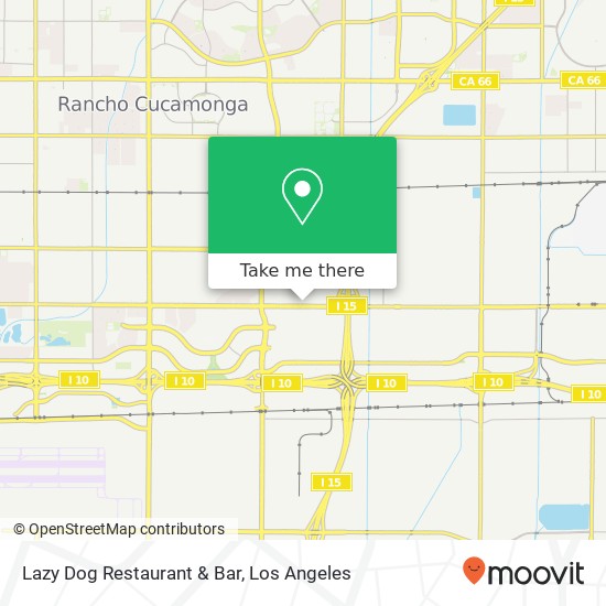 Lazy Dog Restaurant & Bar map