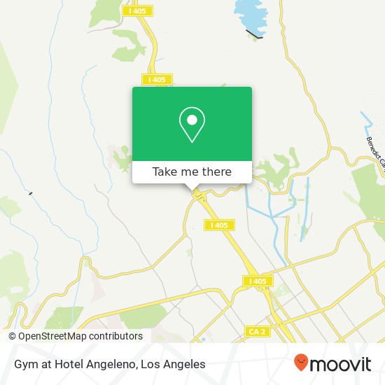 Gym at Hotel Angeleno map