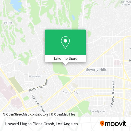 Howard Hughs Plane Crash map