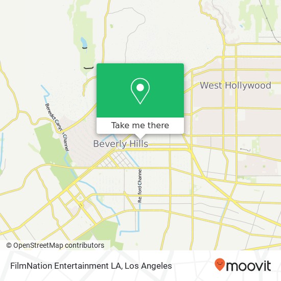 FilmNation Entertainment LA map