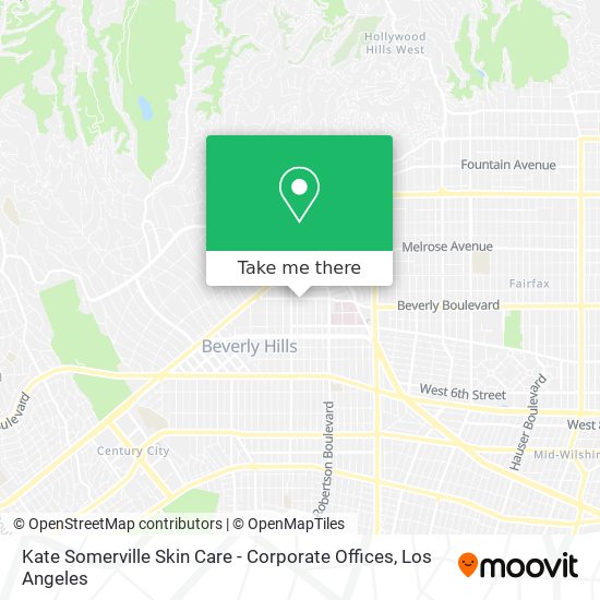 Kate Somerville Skin Care - Corporate Offices map