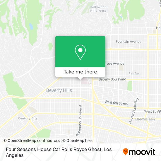 Mapa de Four Seasons House Car Rolls Royce Ghost