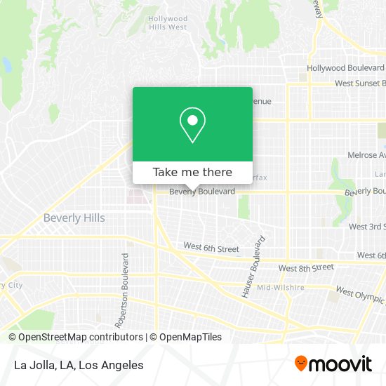 La Jolla, LA map
