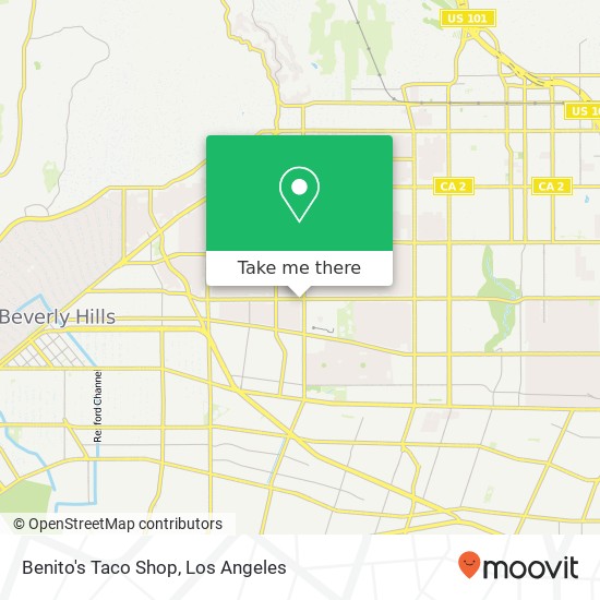 Mapa de Benito's Taco Shop