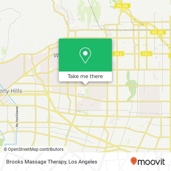 Mapa de Brooks Massage Therapy