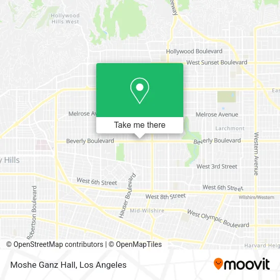 Moshe Ganz Hall map