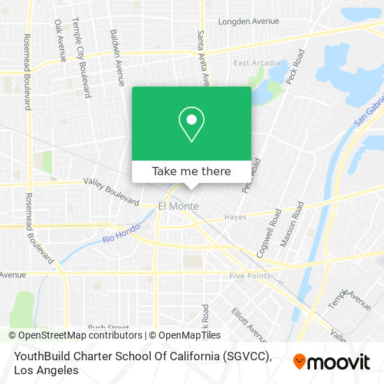 YouthBuild Charter School Of California (SGVCC) map