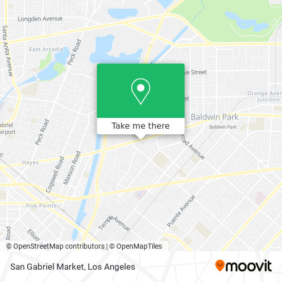 Mapa de San Gabriel Market