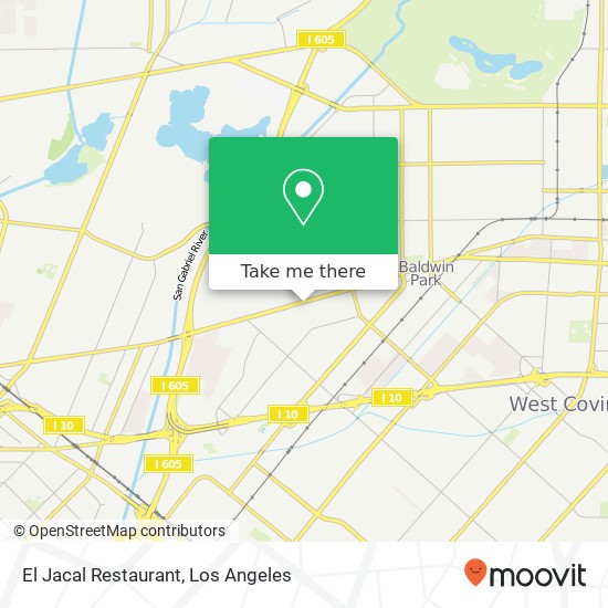 Mapa de El Jacal Restaurant