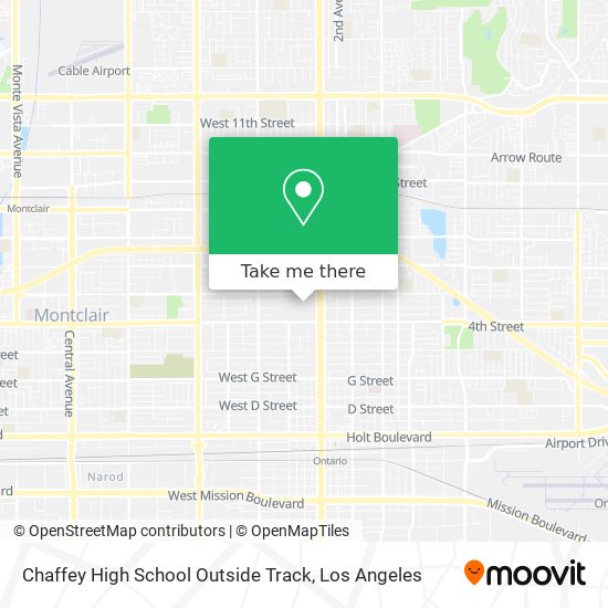 Mapa de Chaffey High School Outside Track