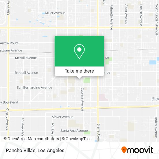 Mapa de Pancho Villa's