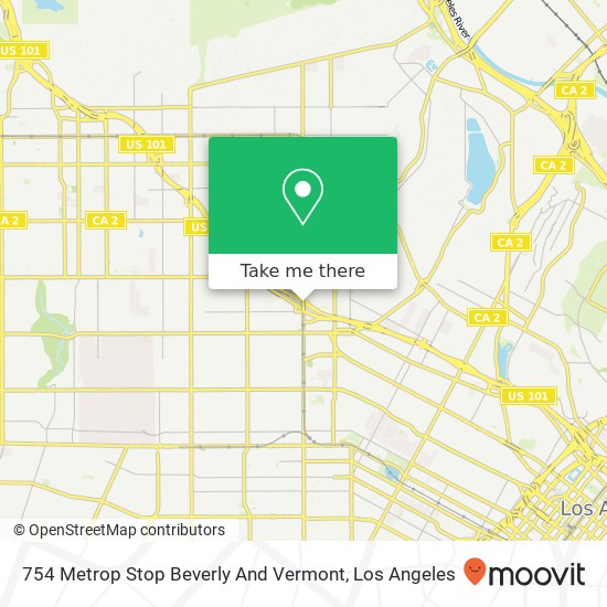 Mapa de 754 Metrop Stop Beverly And Vermont