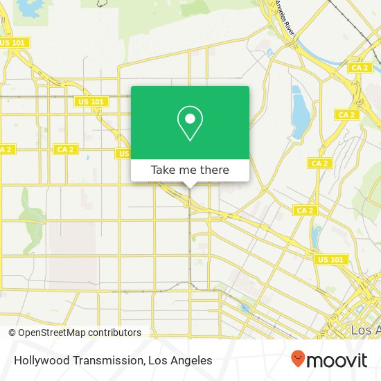 Mapa de Hollywood Transmission