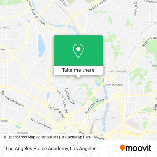 Mapa de Los Angeles Police Academy