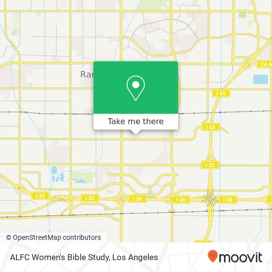 Mapa de ALFC Women's Bible Study