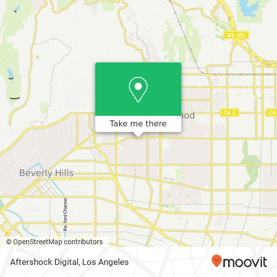 Aftershock Digital map