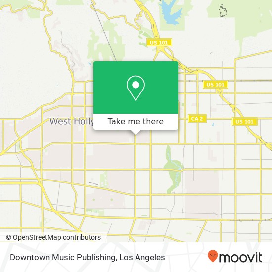 Downtown Music Publishing map
