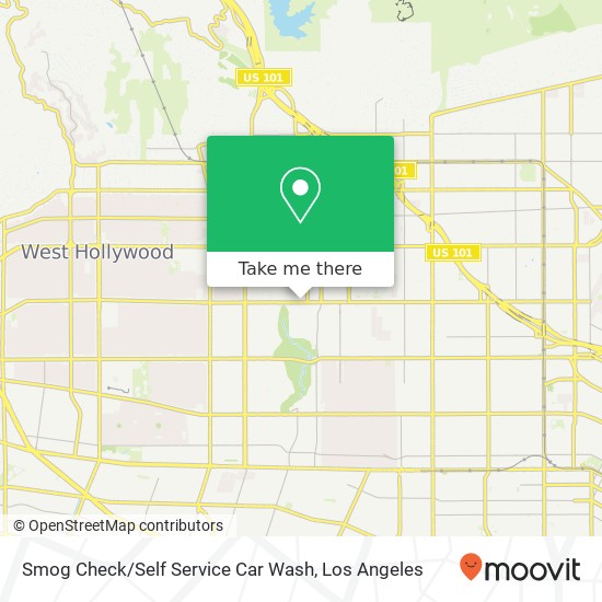 Smog Check / Self Service Car Wash map