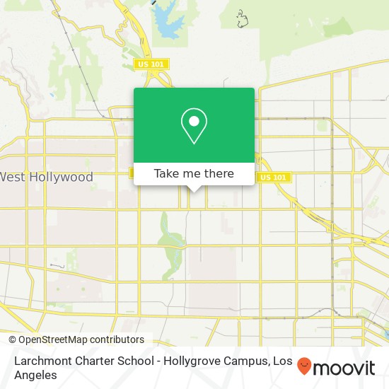 Larchmont Charter School - Hollygrove Campus map