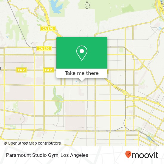 Mapa de Paramount Studio Gym
