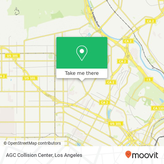 Mapa de AGC Collision Center
