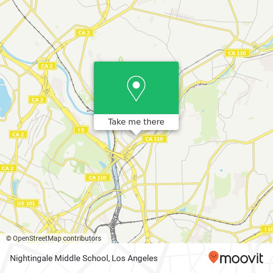 Mapa de Nightingale Middle School