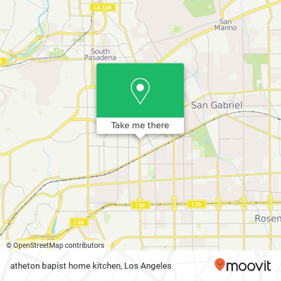 atheton bapist home kitchen map