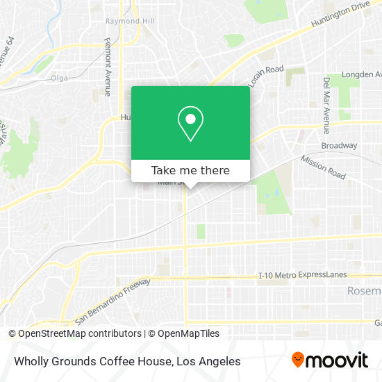 Wholly Grounds Coffee House map