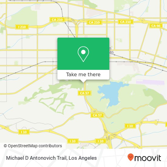 Michael D Antonovich Trail map