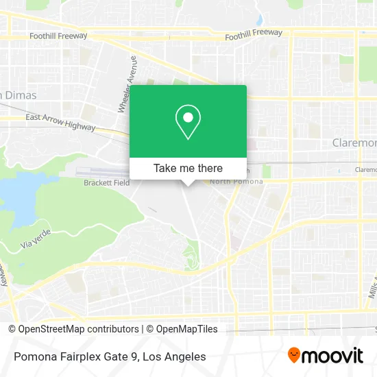 Fairplex Map How to Get to Pomona Fairplex Gate 9 by Bus, Subway or Train?