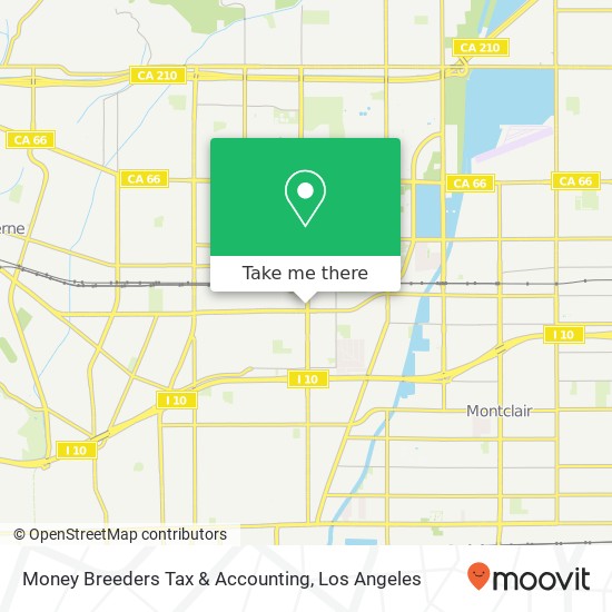 Mapa de Money Breeders Tax & Accounting