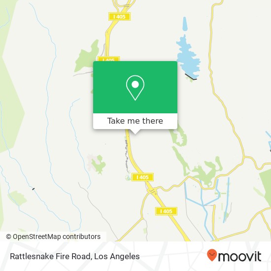Mapa de Rattlesnake Fire Road