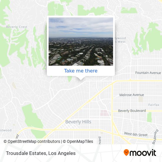 Trousdale Estates map