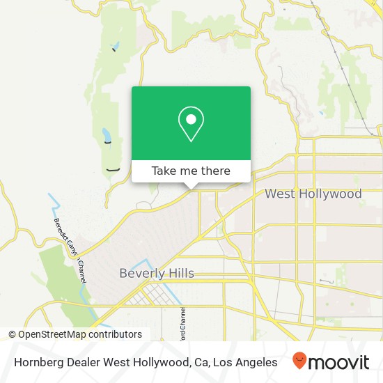 Hornberg Dealer West Hollywood, Ca map