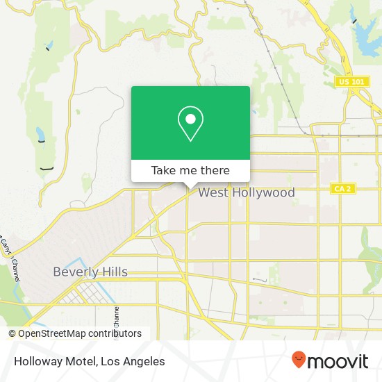 Holloway Motel map