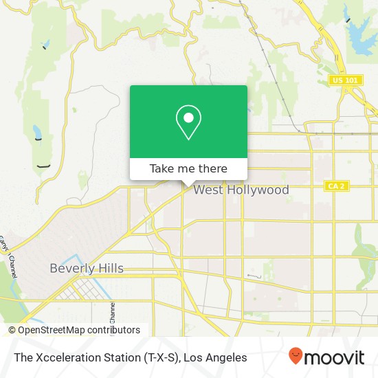 The Xcceleration Station (T-X-S) map