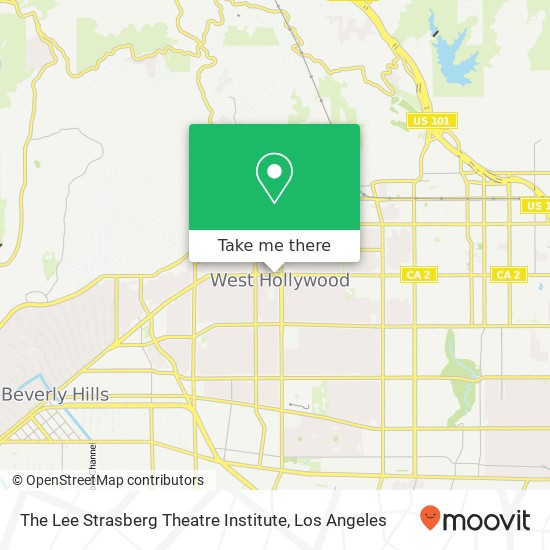 Mapa de The Lee Strasberg Theatre Institute